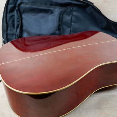 Morris WH-20 MIJ 1978 Red Sunburst Vintage Made in Japan MIJ w/ Bag image 13