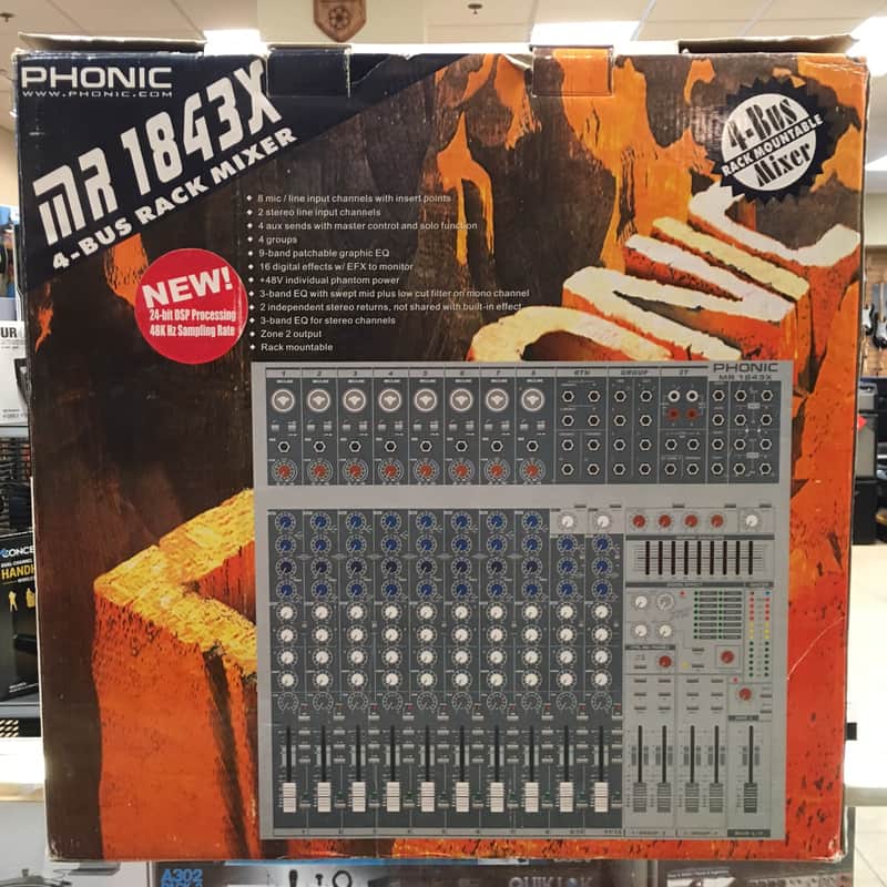 Phonic MR1843X | Reverb