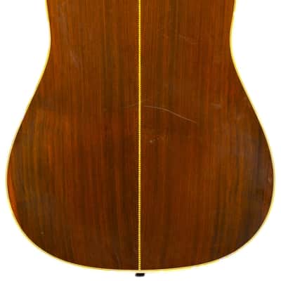 Early '70s B.C. Rich B-28 Left-Handed Acoustic Guitar Natural #404258 image 4