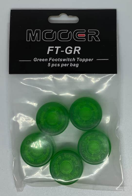 NEW MOOER CANDY FOOTSWITCH TOPPER - GREEN image 1