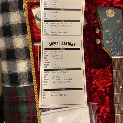 Frank Brothers Guitar Company Sonar 2024 - Faded Lake Placid Blue image 5