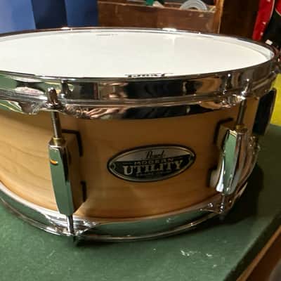 Pearl MUS1350M/C224 Modern Utility 13x5" Maple Snare Drum 2010s - Matte Natural image 1