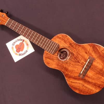Kiwaya KPC-1K / HG Solid High Grade Hawaiian Koa Concert Ukulele #5399 image 6