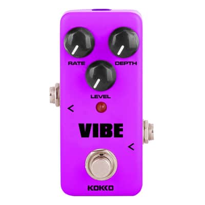 Kokko FUV2 Guitar Mini Effects Pedal Vibe - Analog Rotary Speaker Effect Sound Processor Portable Accessory for Guitar and Bass (Price includes the import duty for US buyer) image 1