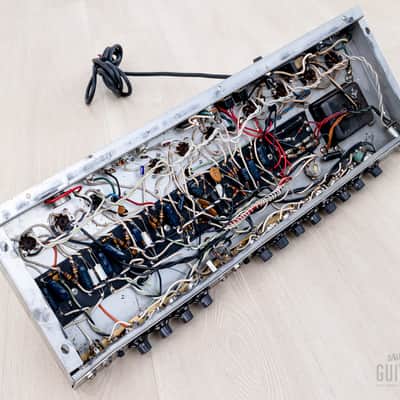 1976 Fender Twin Reverb Silverface Vintage Tube Amp, Serviced & Retubed image 14