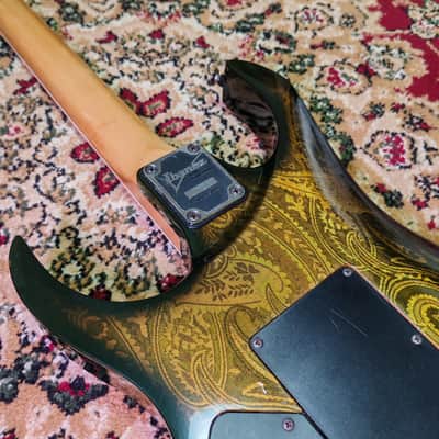 *RARE* 1990 Ibanez RG760 BK-P Black Paisley w/ Matching Headstock, FujiGen Japan MIJ 🔥 image 20