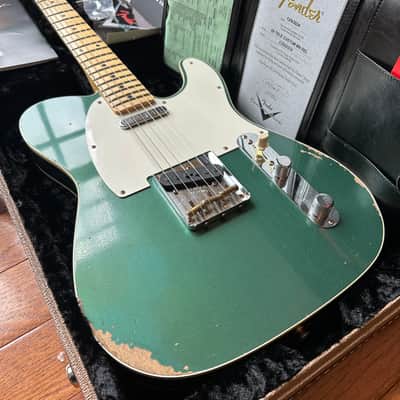 2024 Fender Custom Shop '59 Telecaster Custom Relic - Aged Sherwood Green Metallic image 1