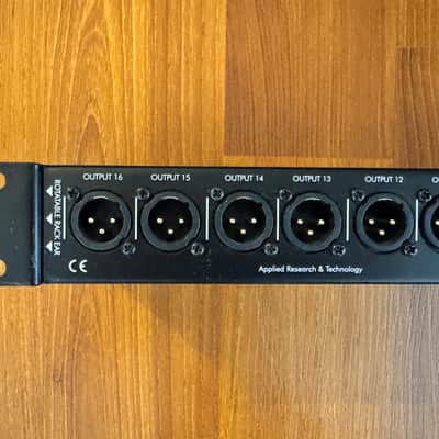 ART P16 Rackmount 16-Channel Balanced XLR Patchbay - Black (Unit F) image 1