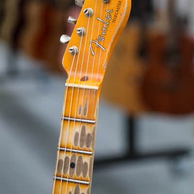 FENDER 50s Vibra Tele Heavy Relic Aged Butterscotch Blonde image 7