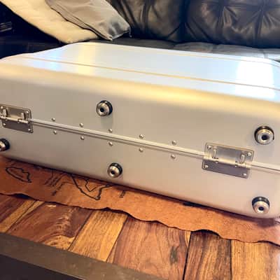 Buchla Tiptop 200t series with BPNYC ZERO Halliburton Eurorack Modular Travel Case SILVER 122hp 9U w/MARF image 19