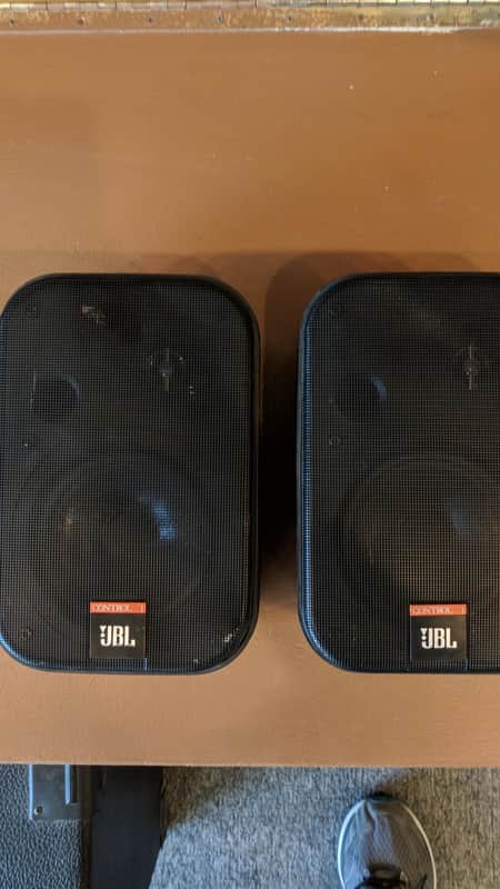 JBL Control 1 - 4" Bookshelf Speakers (pair) 2000's Black image 1