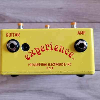 Prescription Electronics Experience Yellow Fuzz Swell Pedal + Manual & Warranty Card image 3