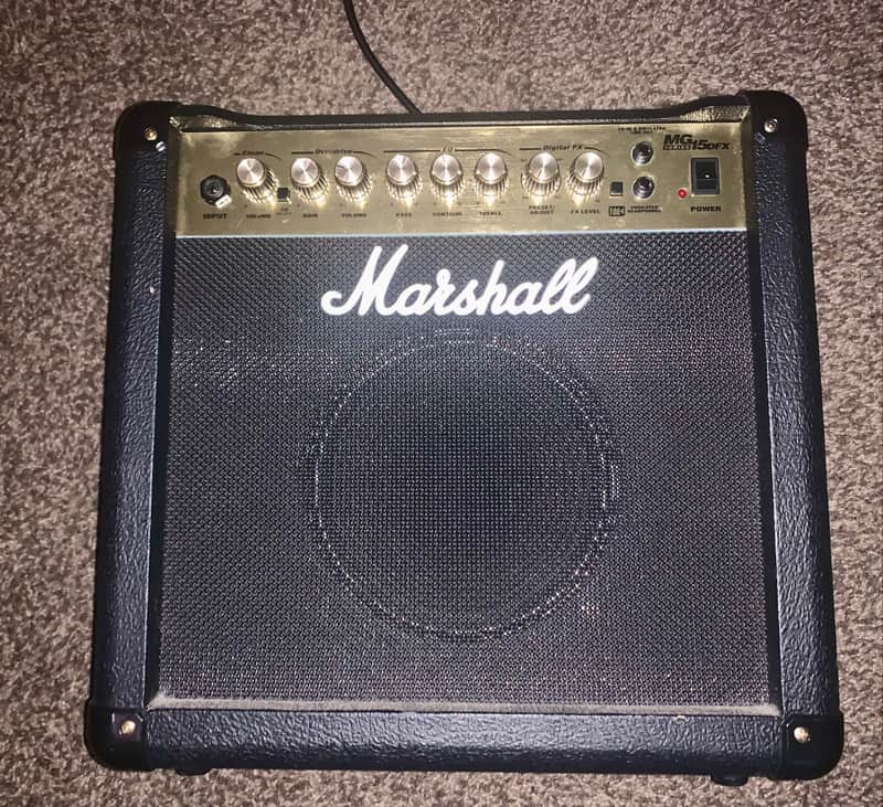 Marshall MG MG15DFX 2-Channel 15-Watt 1x8" Solid State Guitar Combo 2004 - 2008 - Black image 1