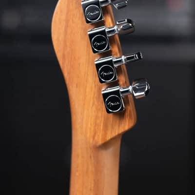 Fender Acoustasonic Player Telecaster Electric Guitar - Brushed Black with Structured Gig Bag image 7