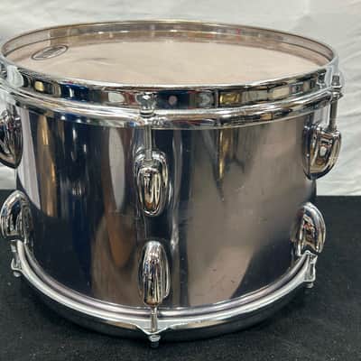 Slingerland 8X12" COW Rack Tom (8145-1045) 90's - Chrome Over Wood image 3