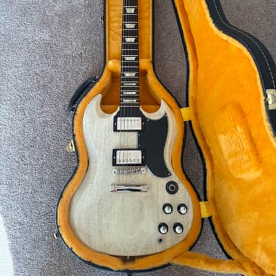 Gibson Custom Dealer Select 1961 Les Paul SG Standard Reissue – Gloss TV White 2026 image 1