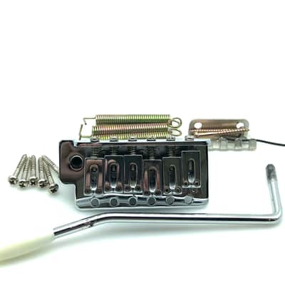 Stratocaster Style Tremolo Vibrato Assembly - Chrome image 1