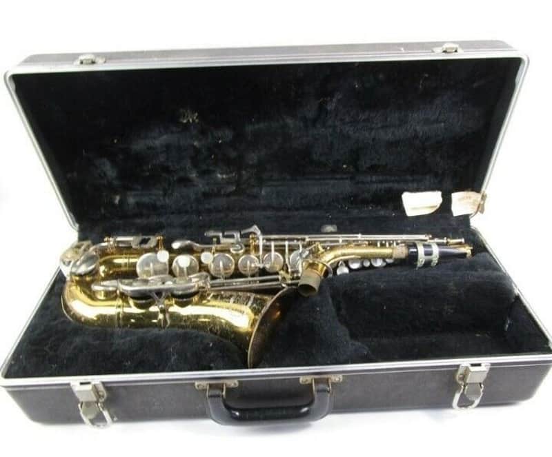 Selmer Bundy-II Alto Saxophone, USA, complete w/ Neck/MP/Case, Good Condition image 1