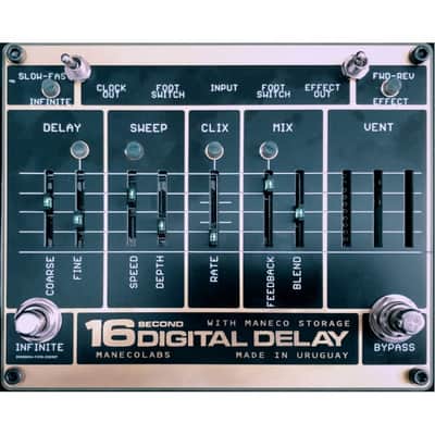 Maneco Labs - Sixteen Seconds Delay Reissue [Based on EHX 16 second digital delay] image 1