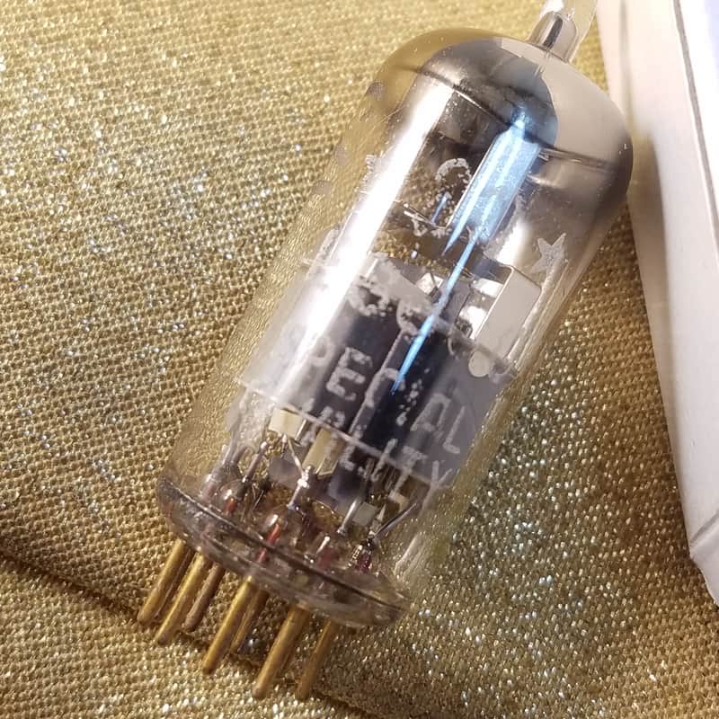 Amperex Matched Pair (2) 6922 tNOS AT1000 TESTED Vacuum Tubes Rare D getter PQ Premium SQ Special Quality Heerlen Gold Pins E88CC dual triode 1958-1961 image 1