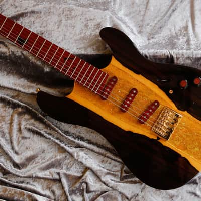 Build to order GB Liuteria Boutique Petra 6 string fiber optic lights edition image 21