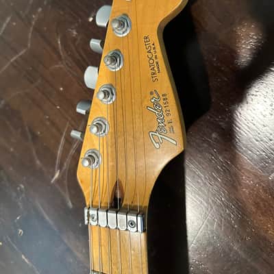 LACE Fender American Strat Plus Deluxe Electric Guitar Sunburst - Vintage 1989 image 9