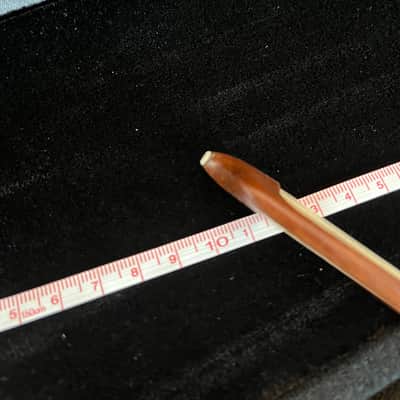 Antique vintage Conrad Gotz*** 3 star bow Violin Bow - grafted, repaired, and just a bit longer image 21