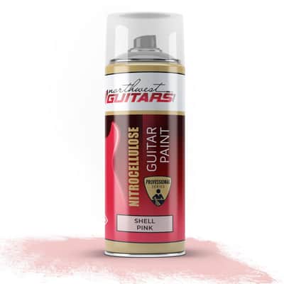 Shell Pink Nitrocellulose Guitar Paint / Lacquer 400ml image 3