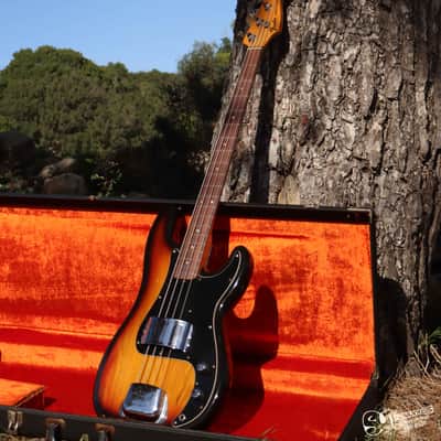 Fender Precision Bass Rosewood Fretboard 1977 | Sunburst image 11
