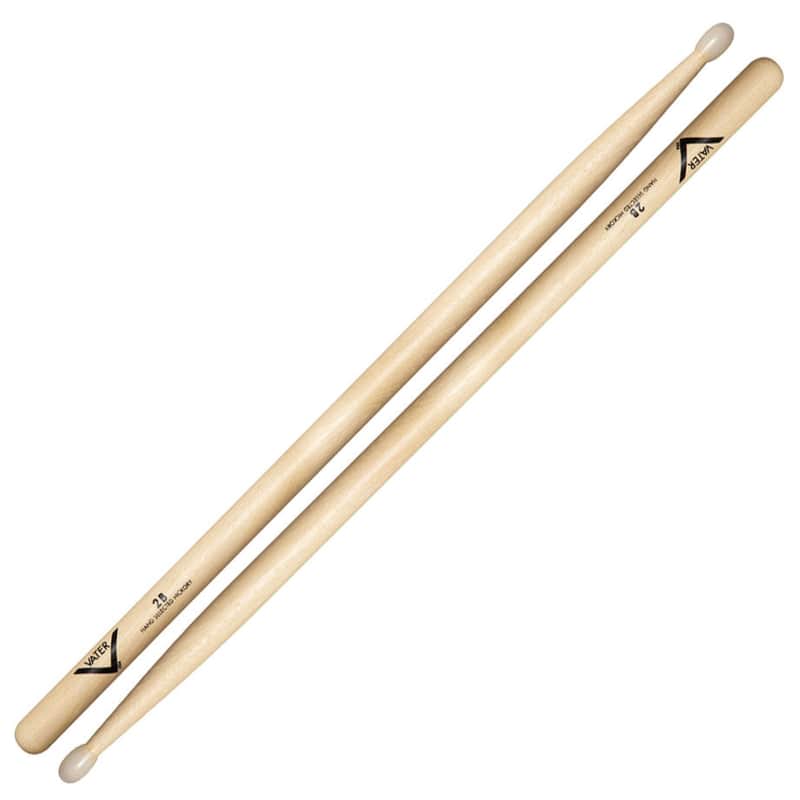 Vater Hickory 2BN Nylon Tip Drum Sticks image 1