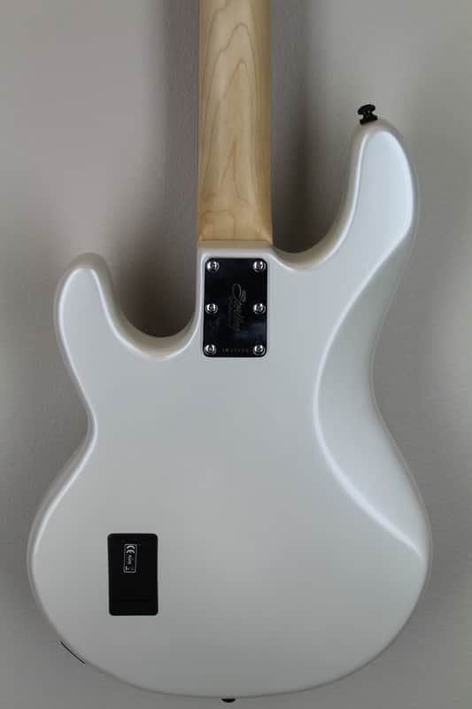 Sterling Ray34 Pearl White Bass Guitar | Reverb