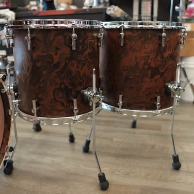 Demo Sonor Momentum Beech 5-pc Shell Pack 22/10/12/14/16 (California Burl) image 9
