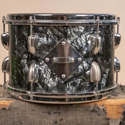 1966 Slingerland Modern Solo Outfit No. 2R Black Diamond Pearl Drum Set image 8
