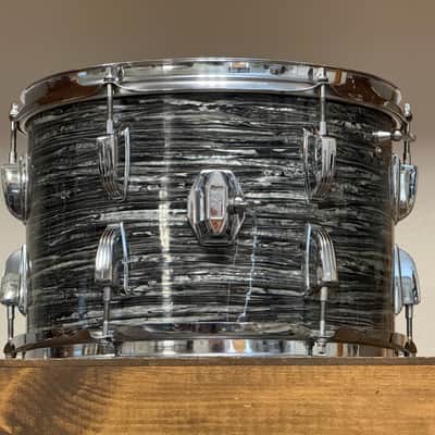 1967 Ludwig 13" Oyster Black Pearl 9x13" Rack Tom image 4