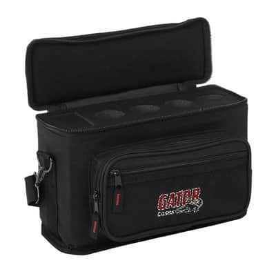 Gator Cases GM-4 Padded Lightweight Microphone Bag for Four Microphones image 7