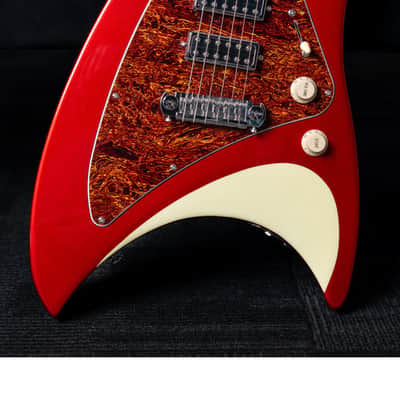 Backlund Breadliner Electric Guitar-Red-Creme image 6