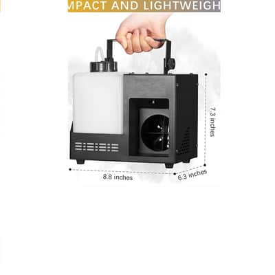 Fog Machine with Wireless Remote Timer and DMX, Enhances the Light Show, Perfect for DJ Clubs, Stages, and Halloween Parties image 2