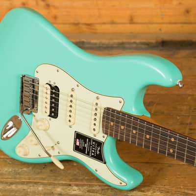 Fender American Ultra Luxe Vintage '60s Stratocaster HSS - Rosewood - Sea Foam Green image 5