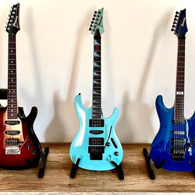 Ibanez FGM100-SB Frank Gambale Signature 1992 - Sky Blue image 14