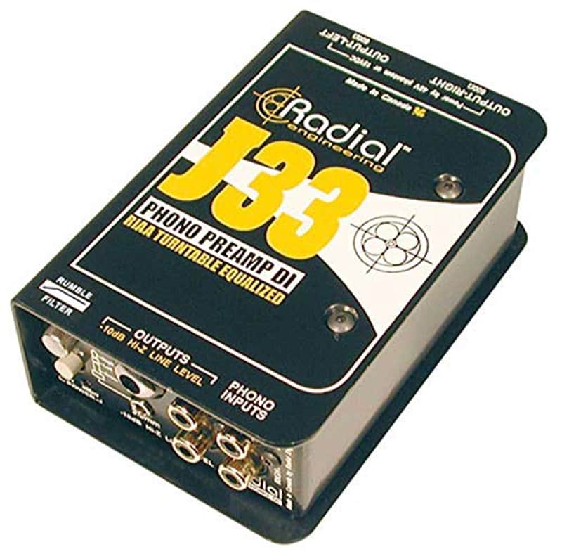 Radial Engineering J33 RIAA Turntable Preamp Direct Box image 1