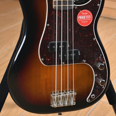 Squier (by Fender) Classic Vibe '60s Precision Bass Laurel Fingerboard 3 Tone Sunburst image 3