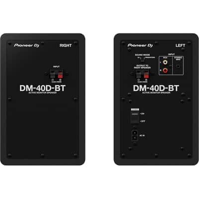 Pioneer DJ DM-40D-BT 4” Desktop Active Monitor Speaker with Bluetooth - Black image 3