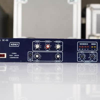 Ashly SC-55 Blue Face Stereo Peak Compressor Limiter #57589 | Reverb