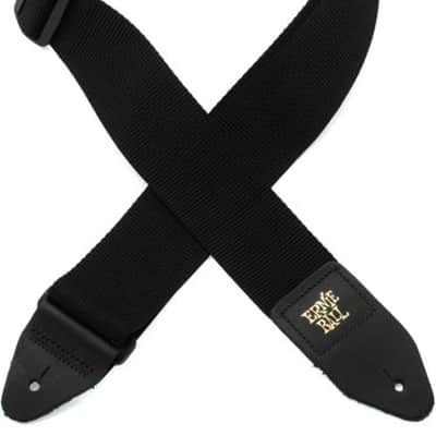 Ernie Ball Polypro Guitar Strap - Black image 2