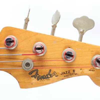 1964 Fender Jazz Bass fiesta red image 5
