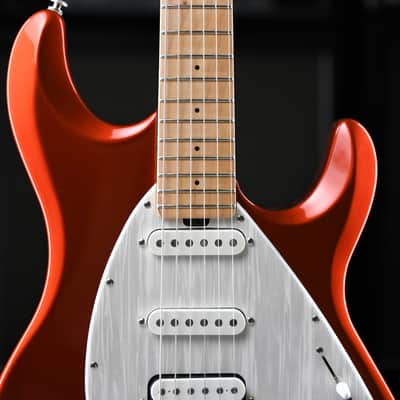 Very Good – 2007 Ernie Ball Music Man Silhouette Special HSS Hardtail – Lava Pearl image 3