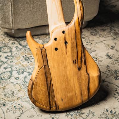 MTD 535-24 US Custom 30th Anniversary-Birdseye Maple 10 Top (Black Limba Body) w/Birdseye Maple Fingerboard image 7