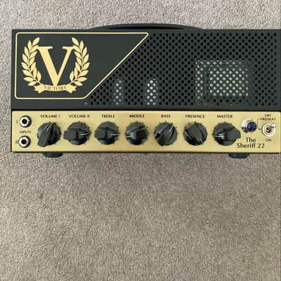 Victory Amps Sheriff 22 Compact Series 2-Channel 22-Watt Guitar Amp Head 2010s - Black/Gold image 2
