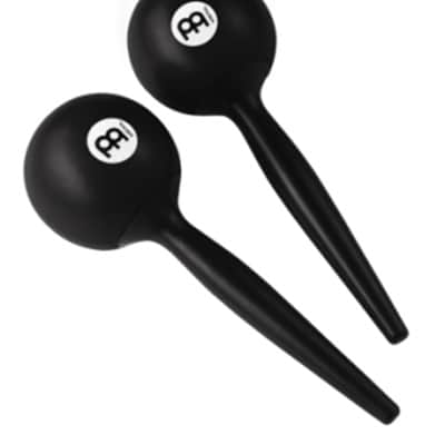 Meinl PM3BK Plastic Maracas Black image 1