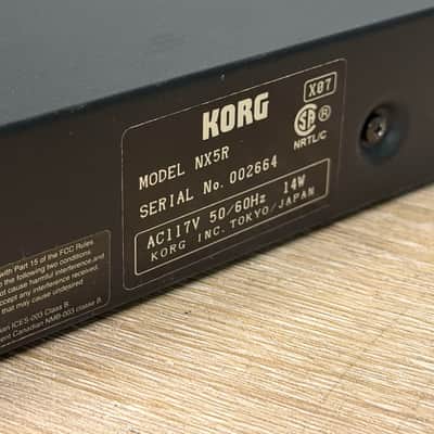 Korg NX5R Sound Module Synthesizer With Power Cable #3047 image 6